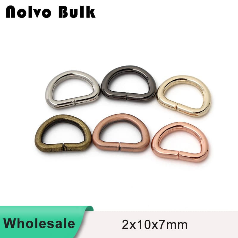 2x10x7mm Non Welded D Rings - Wholesale & Custom Options | Fast Shipping -2*10*7