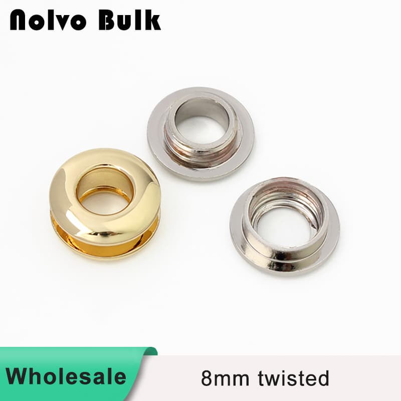 8mm Twist Screw Metal Eyelet Grommets  - Wholesale & Custom Options | Fast Shipping 5tt028*16