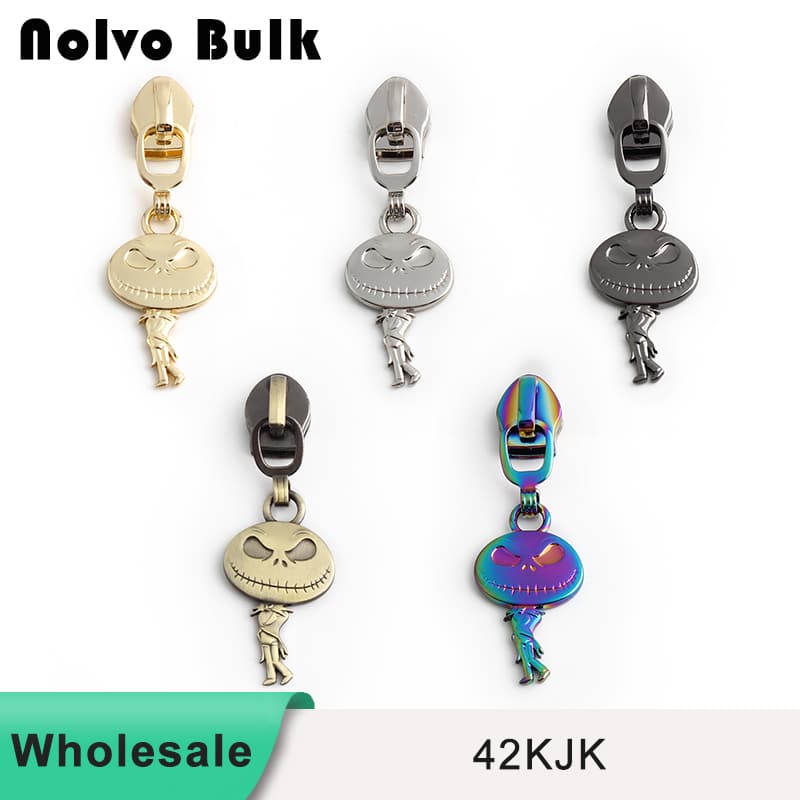 Jack #5 nylon Zipper Pull - Wholesale & Custom Options | Fast Shipping 42kjk