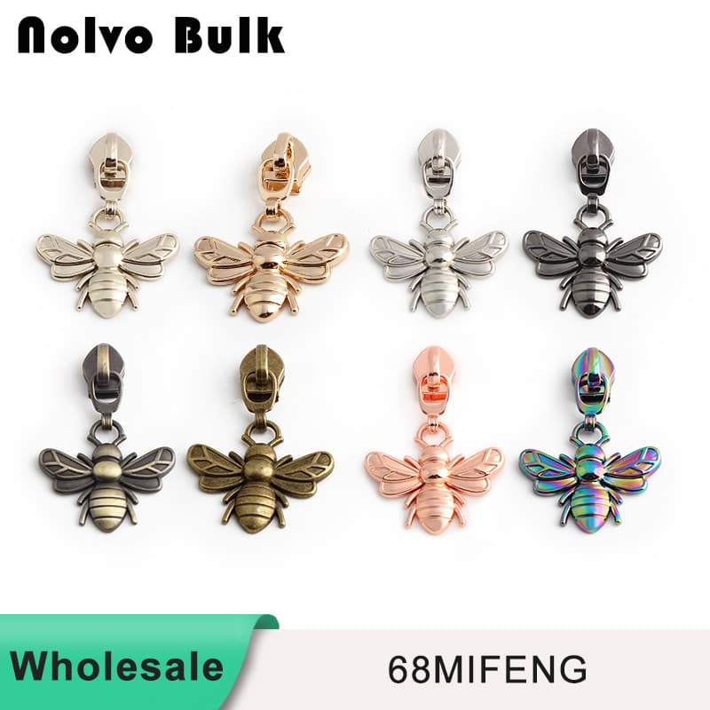 Bee #5 nylon Zipper Pull - Wholesale & Custom Options | Fast Shipping 68mifeng